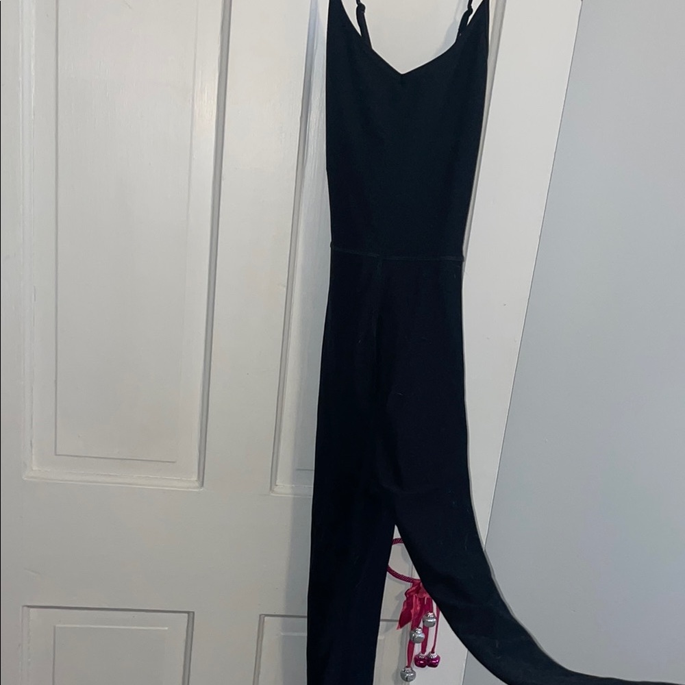 Athletic Black Jumpsuit